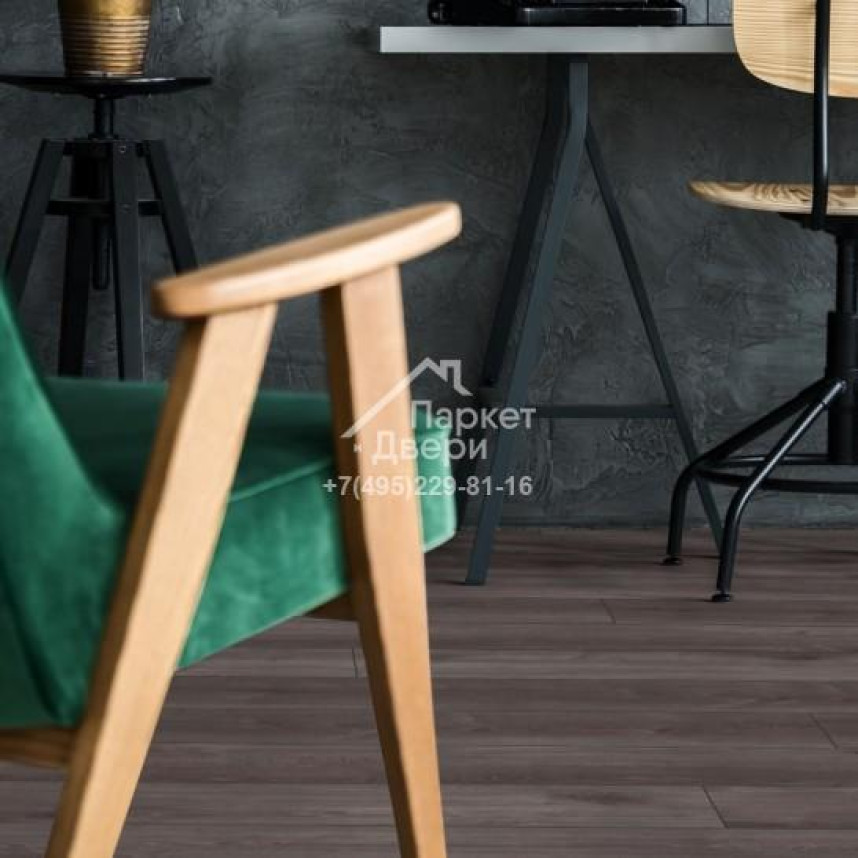 Ламинат Kronotex Exquisit D6017 Дуб Кашмир черный 1380x193x8-1