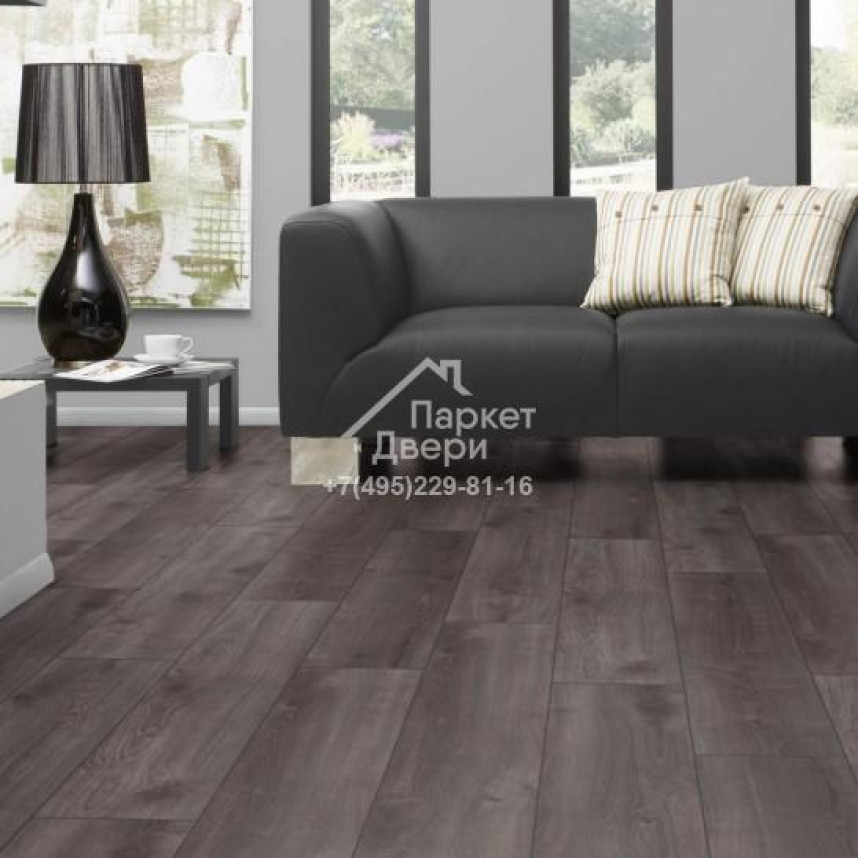 Ламинат Kronotex Exquisit D6017 Дуб Кашмир черный 1380x193x8-3