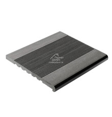 Террасная доска Terradeck 2.0 ступень полнотелая 348х23 черный