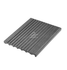 Террасная доска Terradeck TR UnoDeck ступень полнотелая 345х23 серый