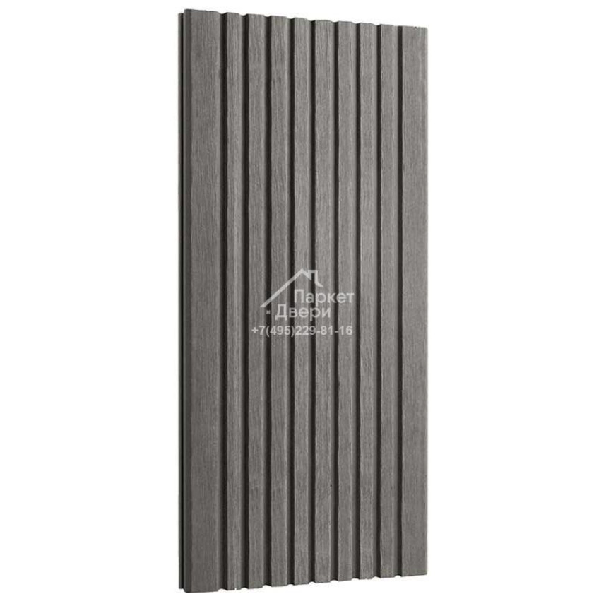 Террасная доска ДПК полнотелая TR Solid серый, 3000,4000x154x20-7