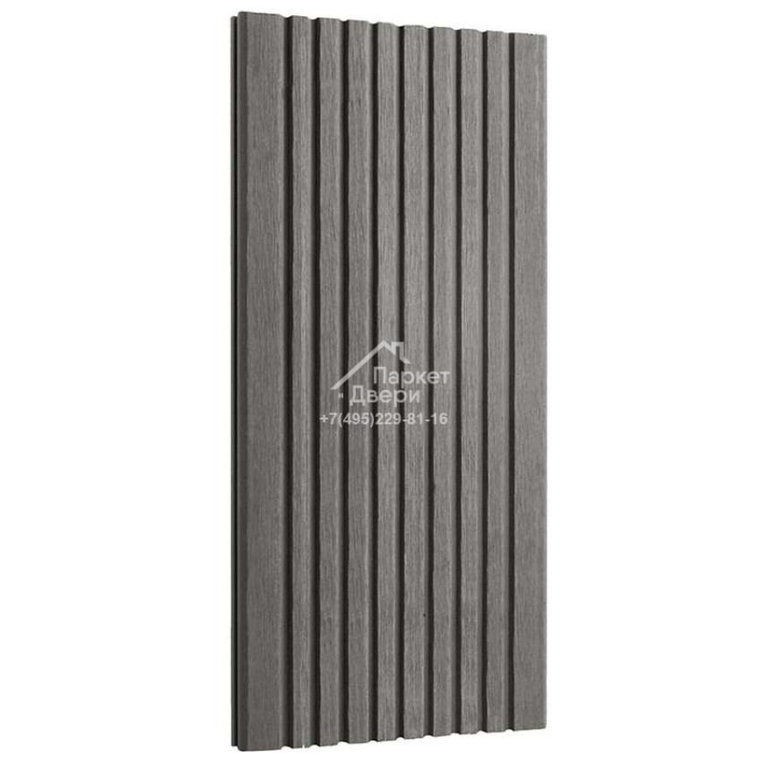 Террасная доска ДПК полнотелая TR Solid графит, 3000,4000x154x20-8