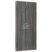 Террасная доска ДПК полнотелая TR Solid графит, 3000,4000x154x20