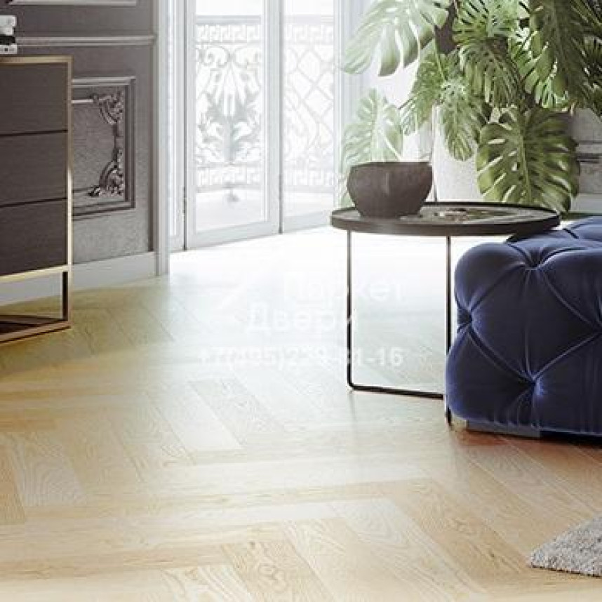 Паркетная доска Barlinek Classico line ясень MOONLIGHT Классическая елка,725x130x14-1