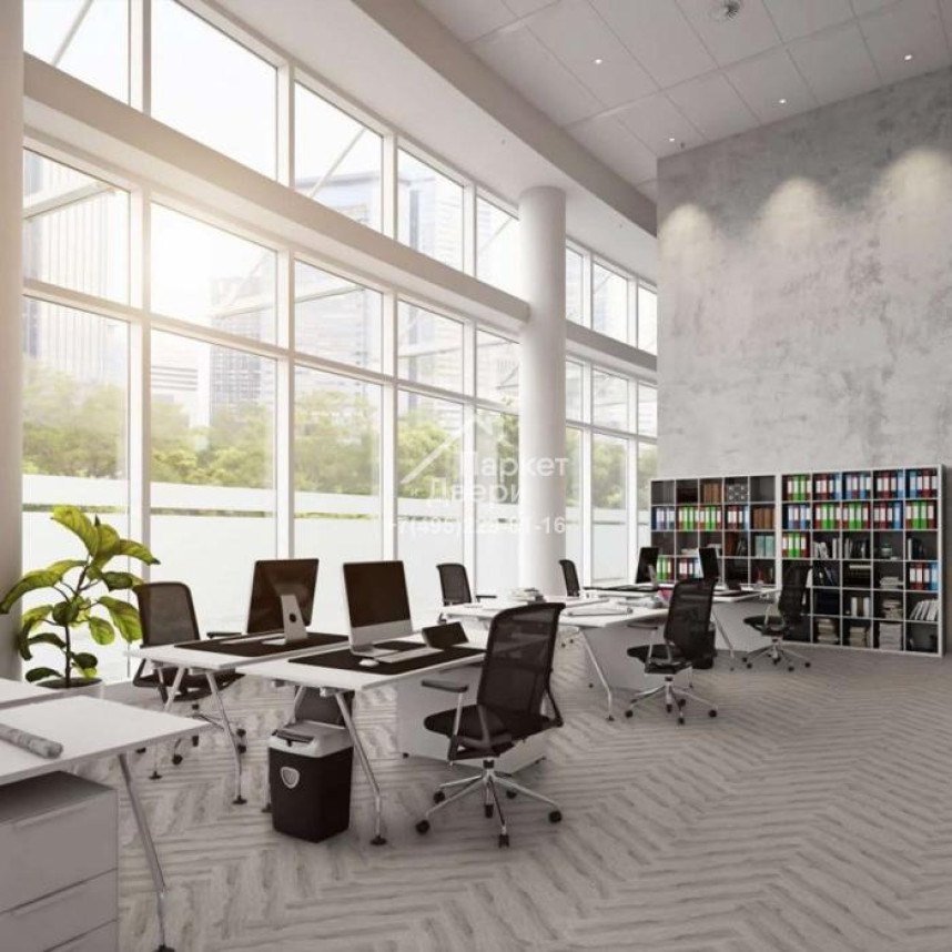 Виниловый пол Falquon The Floor  Herringbone P1002 Aspen Oak 740x148x6мм-1