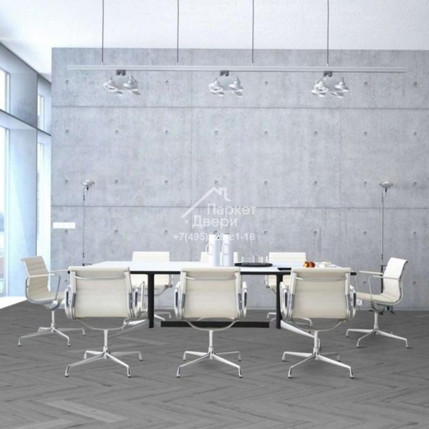 Виниловый пол Falquon The Floor  Herringbone P1007 Ice Oak 740x148x6мм-1