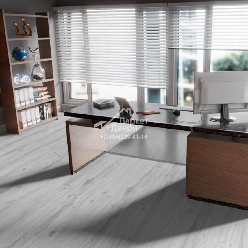 Виниловый пол The Floor Wood P1007 Ice Oak  5G 1500x200x6мм-1