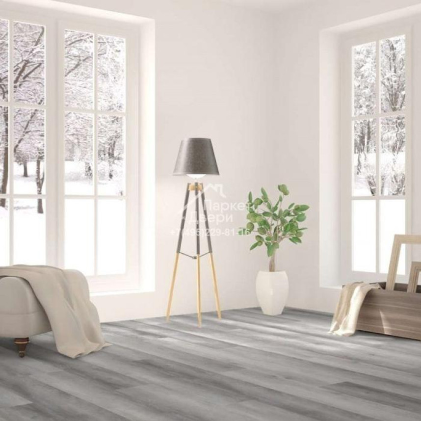 Виниловый пол The Floor Wood P4002 Salem 5G 1500x200x6мм-1