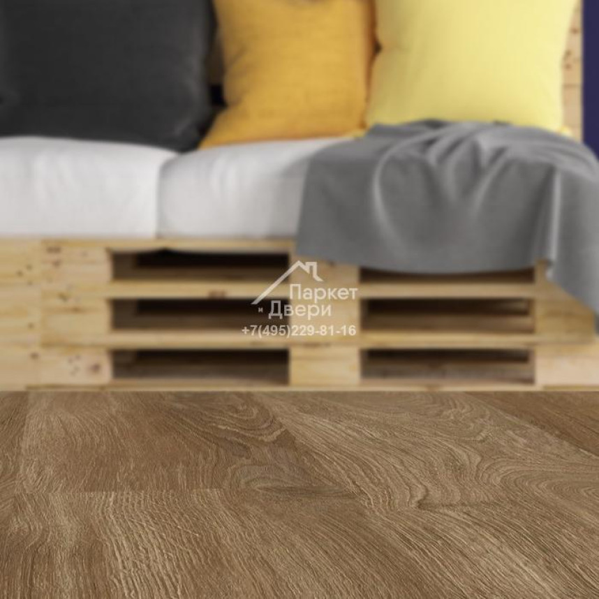 Виниловый пол The Floor Wood P6002 York Oak  5G 1500x200x6мм-1