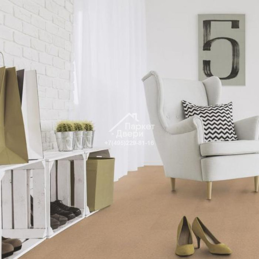 Пробковый Замковый пол Wicanders  Cork Go Earth Tones Sand MF02002 905х295х10,5 мм-1