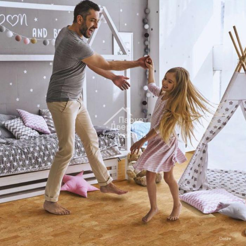 Пробковый Замковый пол Wicanders  Cork Go Earth  Desire GB06002 905х295х10,5 мм-1