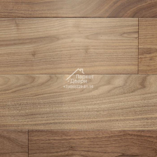 Инженерная доска HM Flooring  Орех американский СЕЛЕКТ (Walnut) лак 14х150х400-1500 мм