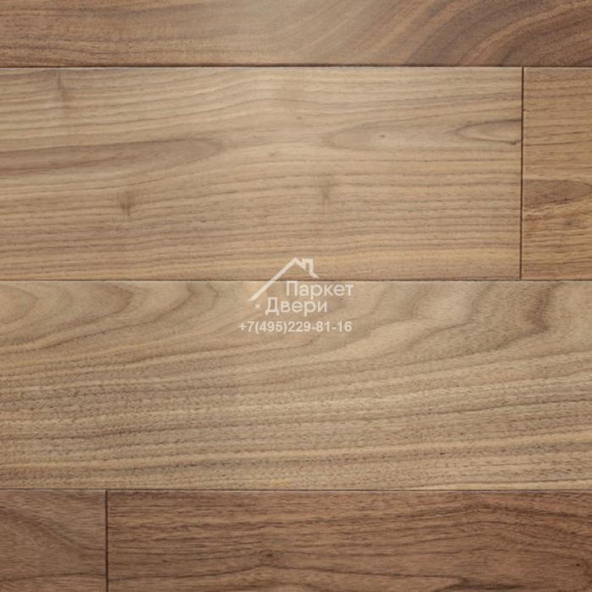 Инженерная доска HM Flooring  Орех американский СЕЛЕКТ (Walnut) лак 14х150х400-1500 мм-1