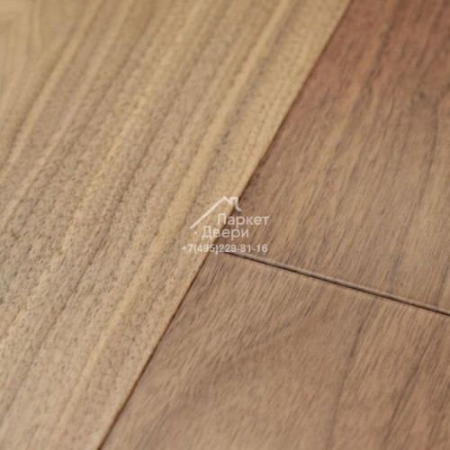 Инженерная доска HM Flooring  Орех американский СЕЛЕКТ (Walnut) лак 14х150х400-1500 мм