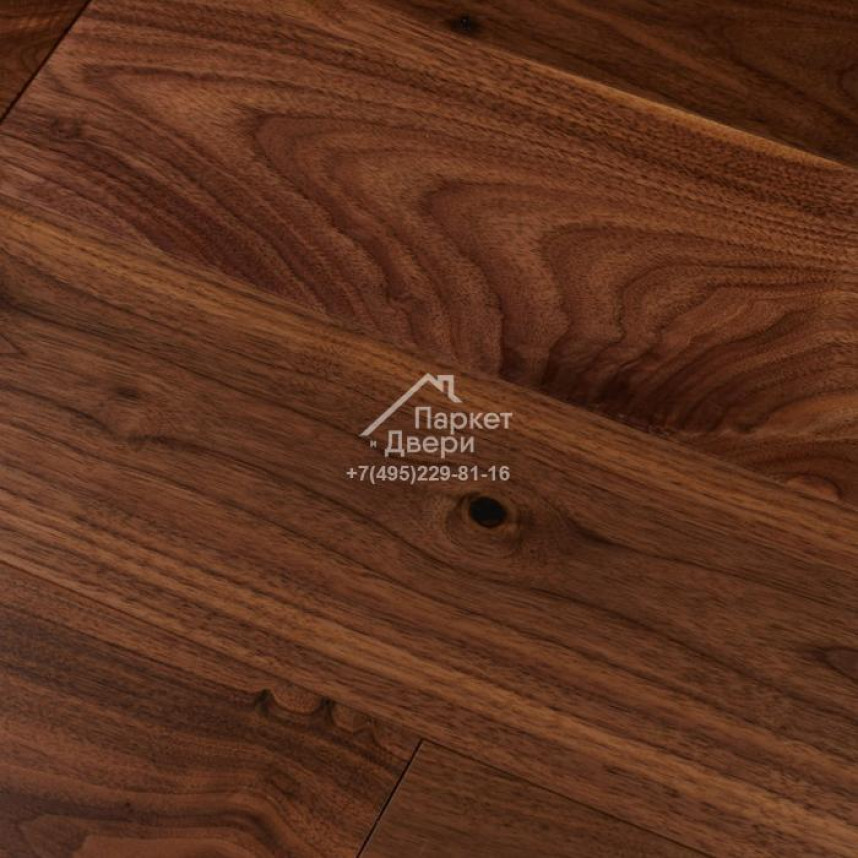 Инженерная доска HM Flooring  Орех американский НАТУР (Walnut) лак 14х150х400-1500 мм-2