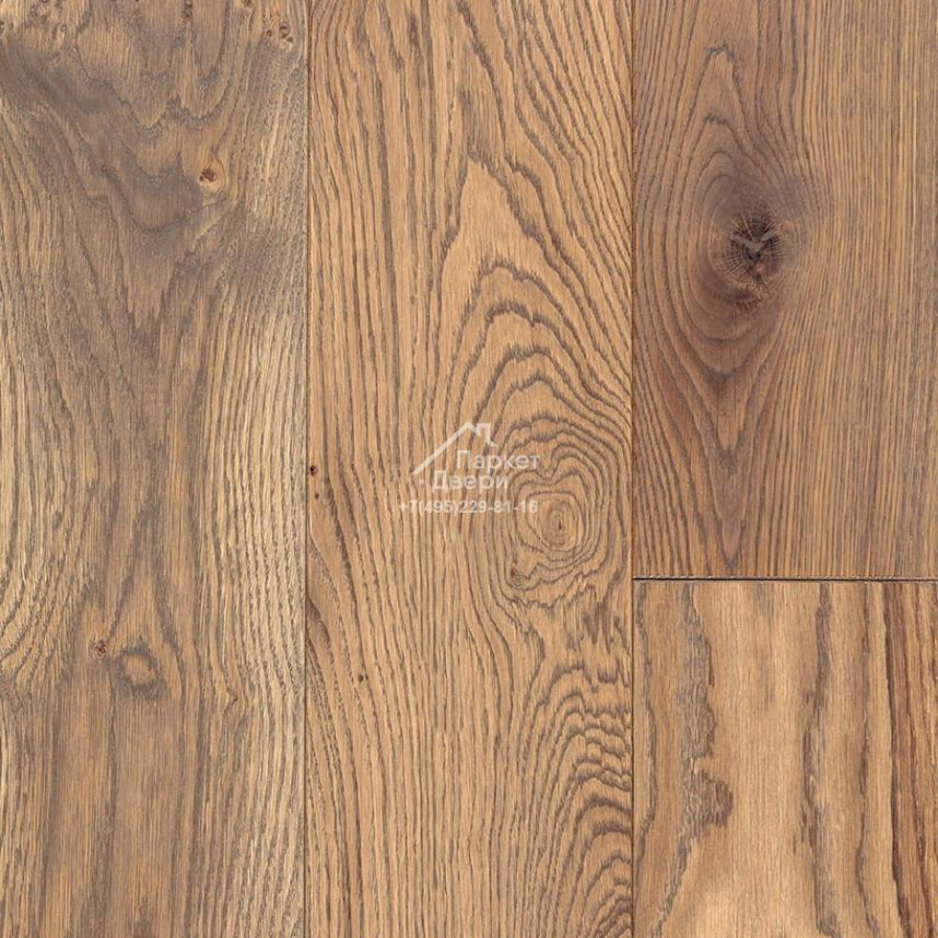 Инженерная доска Kraft Parkett Medium 2-х слойная доска Дуб Рустик Арт.807 400-1500x150x15-1