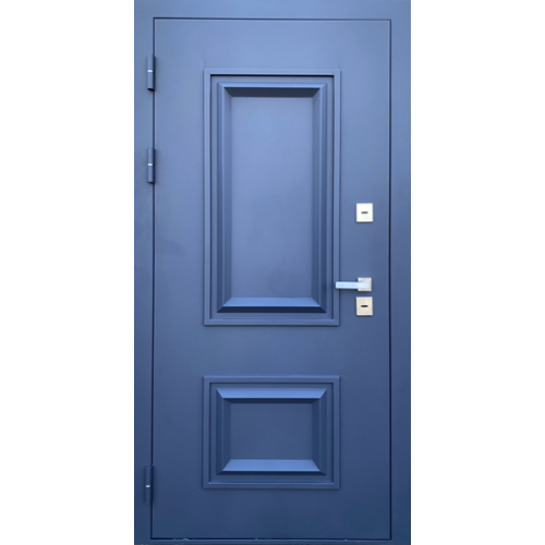 Дверь входная MXDoors ТЕРМО ТИТУЛ ТТ  муар серый RAL 7024