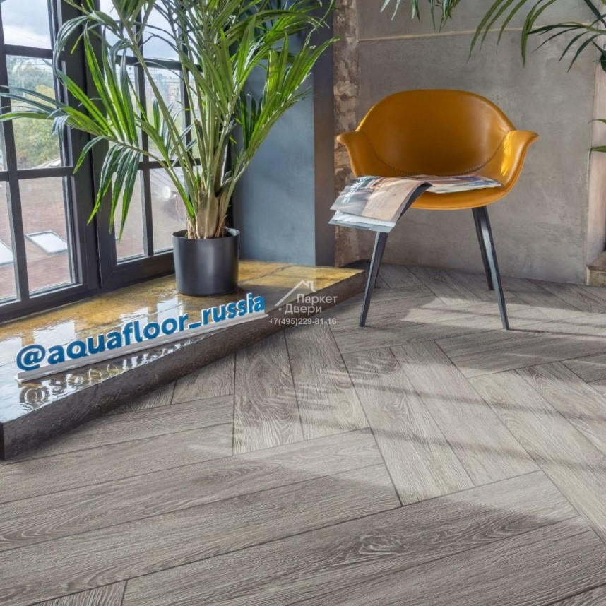 Виниловый пол Aquafloor Parquet Glue AF2502PG 610x122x2,5-1