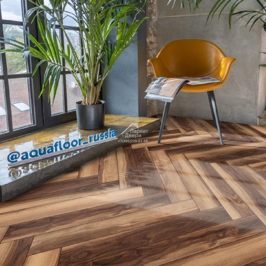 Виниловый пол Aquafloor Parquet Plus AF6021PQN+ 720x120x7-2