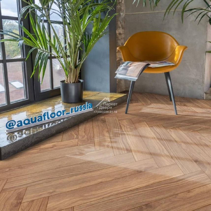 Виниловый пол Aquafloor Parquet Plus AF6022PQN+ 720x120x7-2