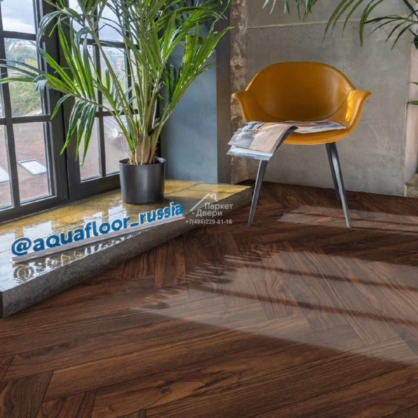 Виниловый пол Aquafloor Parquet Plus AF6025PQN+ 720x120x7-2