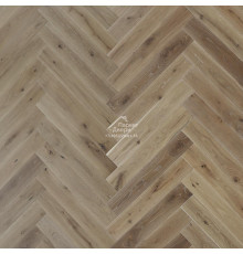Паркетная доска Polarwood Herringbone Английская елка Дуб Caspian 600x100x14
