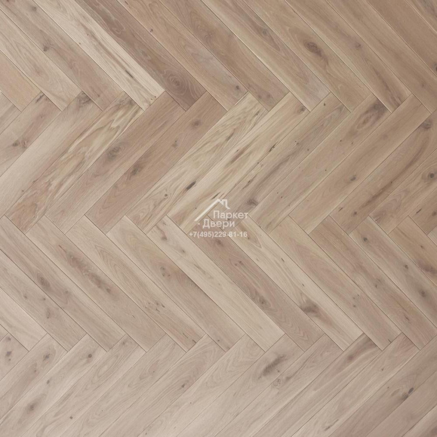 Паркетная доска Polarwood Herringbone Английская елка Дуб Scandinavian 600x100x14-1