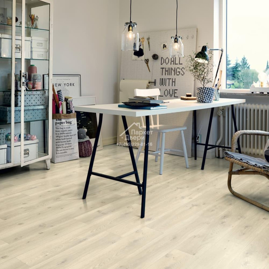 Виниловый пол Pergo Classic Plank Optimum Glue Дуб современный серый V3201-40017 1256х194х2,5-3