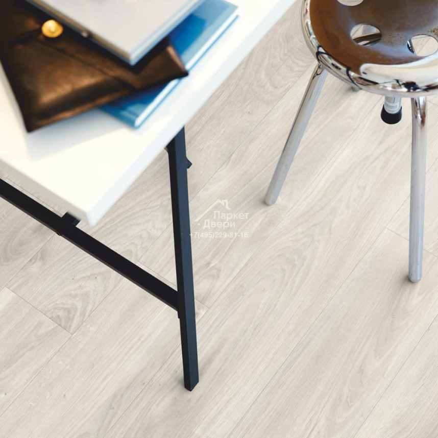 Виниловый пол Pergo Classic Plank Optimum Glue Дуб Мягкий серый V3201-40036 1256х194х2,5-1