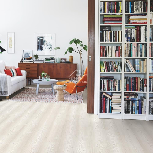 Виниловый пол Pergo Modern Plank Optimum Glue Сосна Скандинавская белая V3231-40072 1515х217х2,5