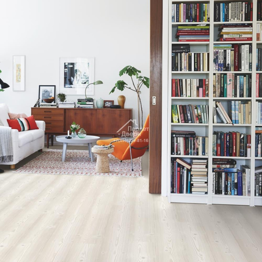 Виниловый пол Pergo Modern Plank Optimum Glue Сосна Скандинавская белая V3231-40072 1515х217х2,5-2