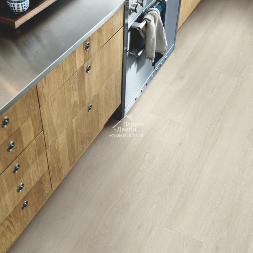 Виниловый пол Pergo Modern Plank Optimum Glue Дуб Светлый выбеленный V3231-40079 1515х217х2,5-3