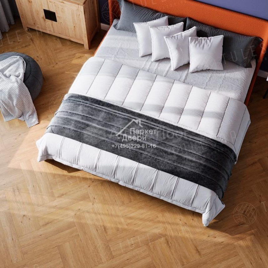 Виниловый пол Tulesna Art Parquet Tesoro 1005-01 600х125х4мм-3