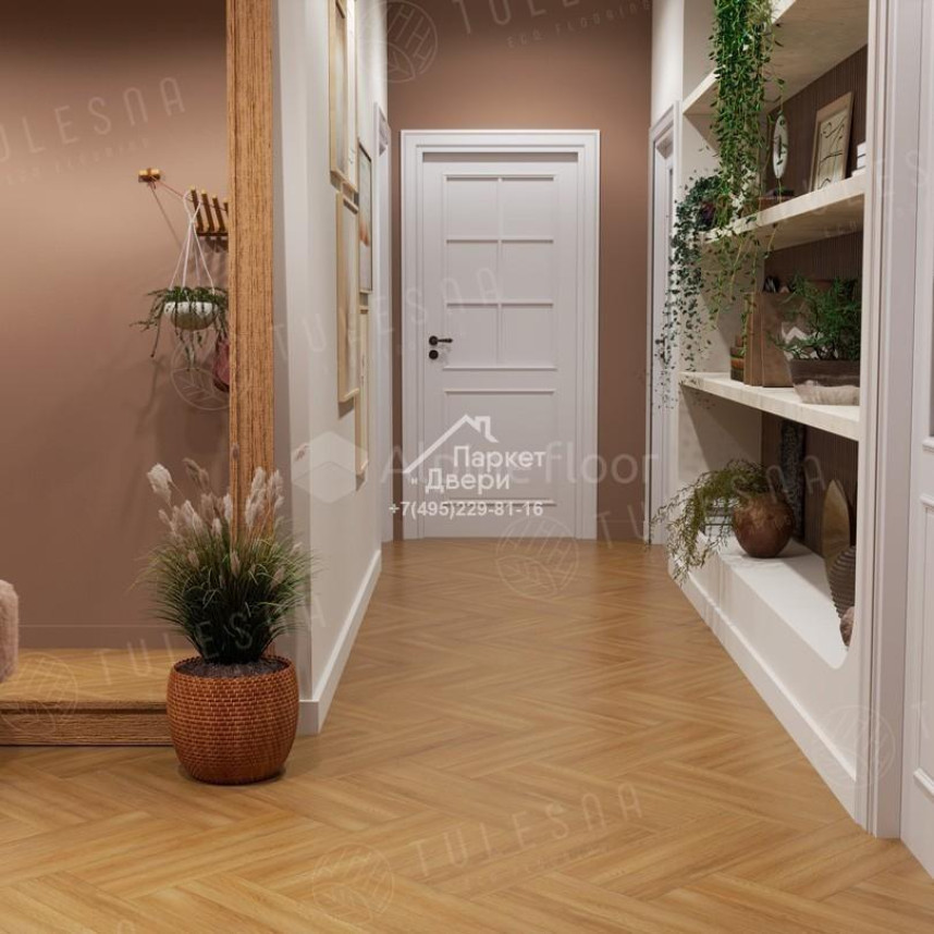 Виниловый пол Tulesna Art Parquet Sincero 1005-07 600х125х4мм-2