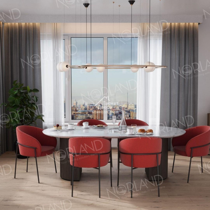 Виниловый пол Norland Sigrid Greze 1001-13 1220×183×3,5мм-2