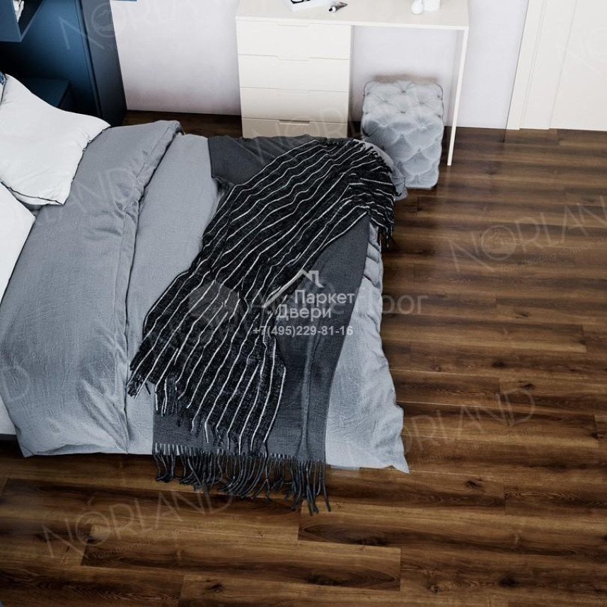 Виниловый пол Norland Vakre Gran 1022-07 1220×183×4мм-1