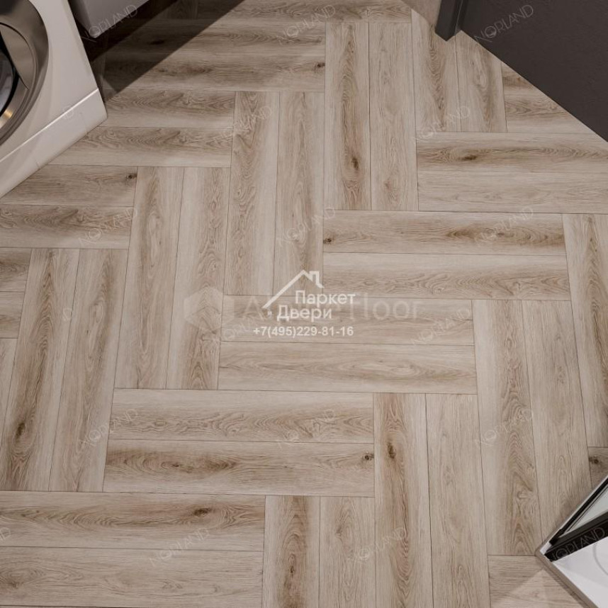 Виниловый пол Norland Lagom Parquet Bratt 1033-05 600х125х3.5мм-1