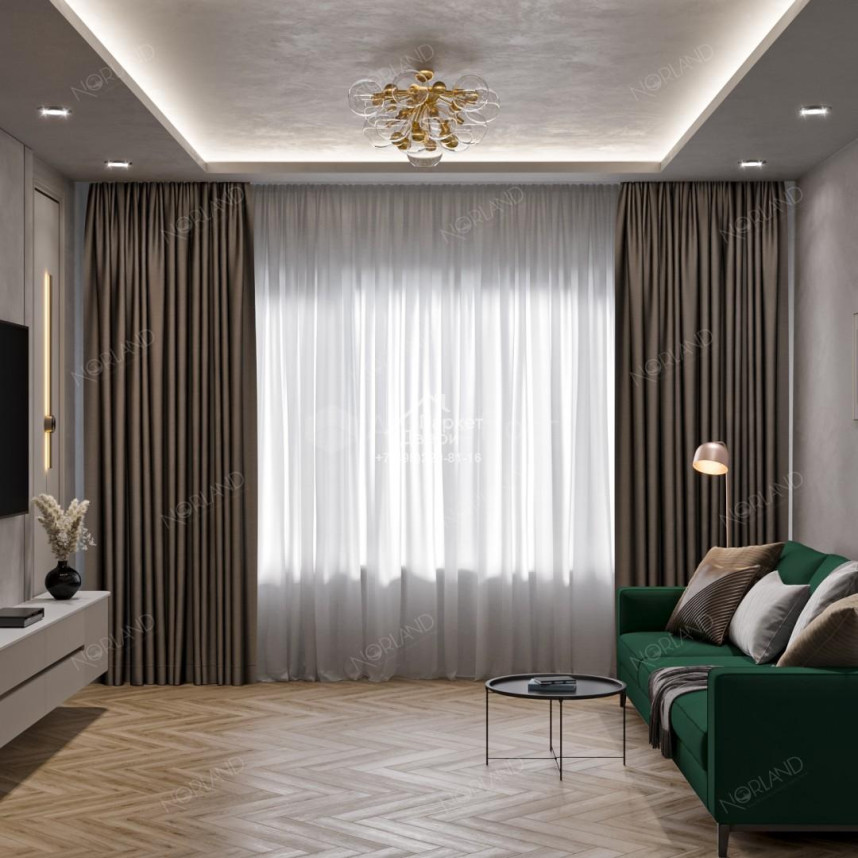 Виниловый пол Norland Lagom Parquet Sot 1033-06 600х125х3.5мм-2