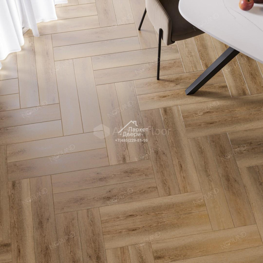 Виниловый пол Norland Lagom Parquet Mot 1033-10 600х125х3.5мм-1