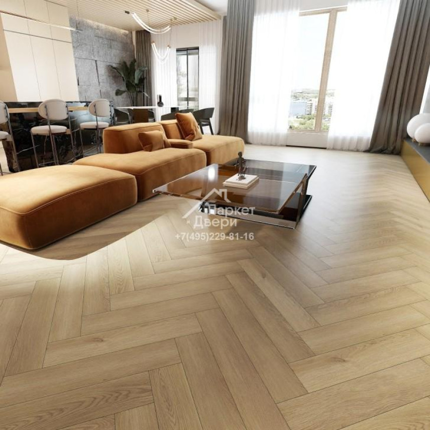 Виниловый пол Aquamax Integra 35007  Монтуар 640x128x4мм-1