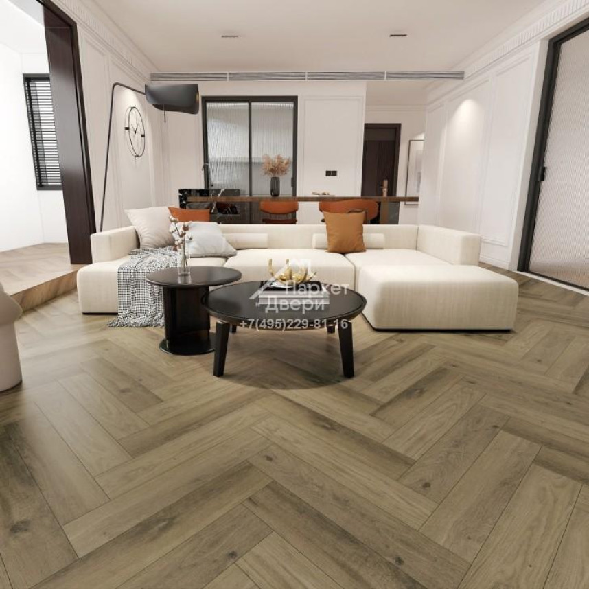 Виниловый пол Aquamax Integra 35008  Амбуаз 640x128x4мм-1