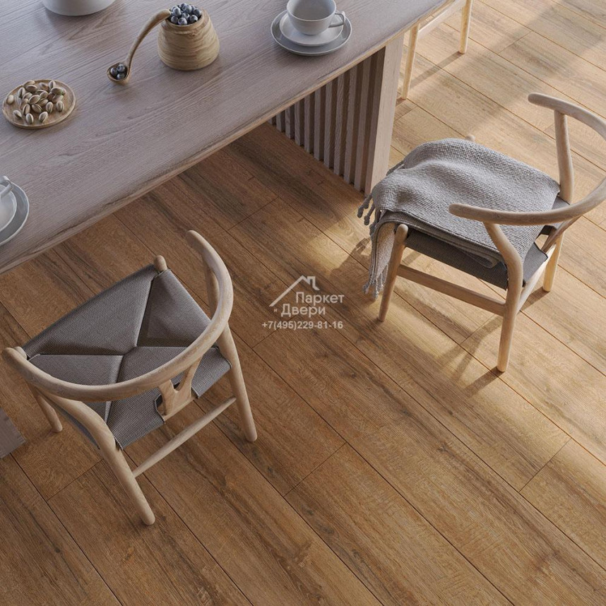 Ламинат EGGER PRO Large 8-33 Aqua Plus EPL184 Дуб Шерман коньяк коричневый 1292x246x8мм-2