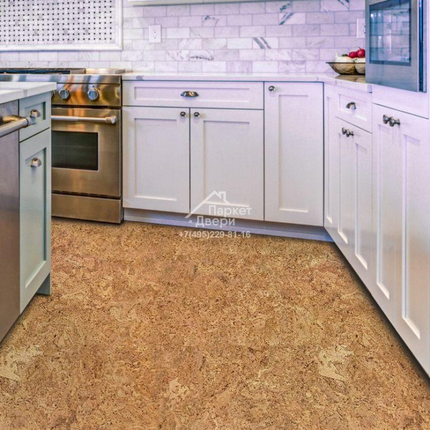 Пробковый клеевой пол Ibercork Стандарт-паркет Толедо 600x300x4мм-1