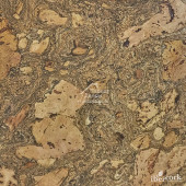 Пробковый клеевой пол Ibercork Стандарт-паркет Леон негро 600x300x4мм