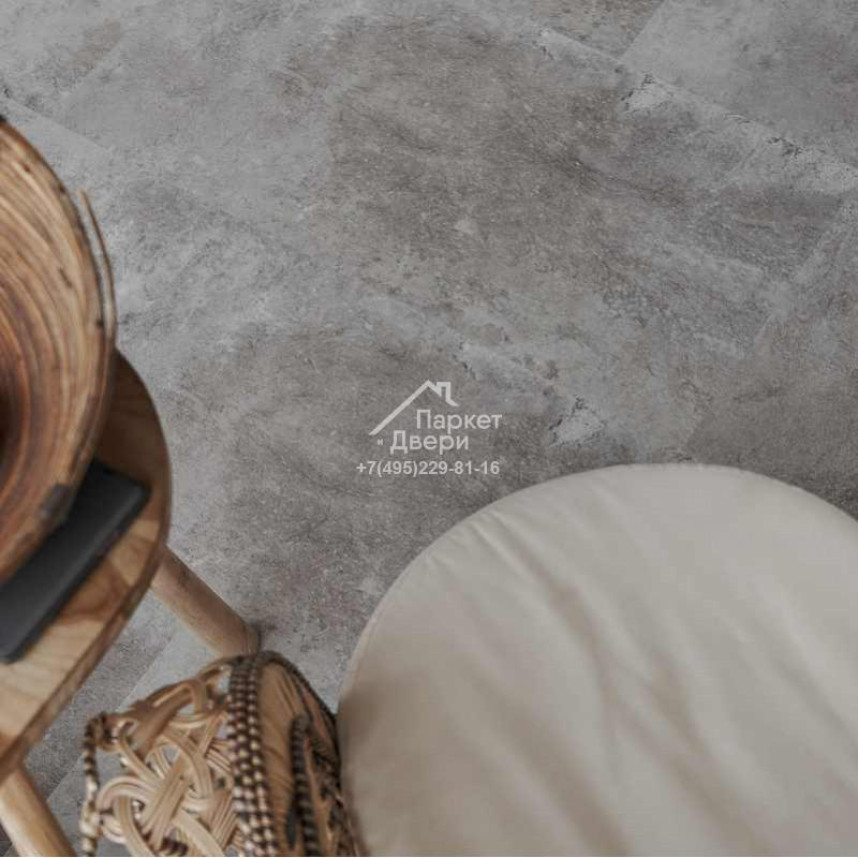 Виниловый пол VINILAM CERAMO STONE GLUE 2,5 мм LVT Сланцевый Камень 61605 950х480х2,5-2