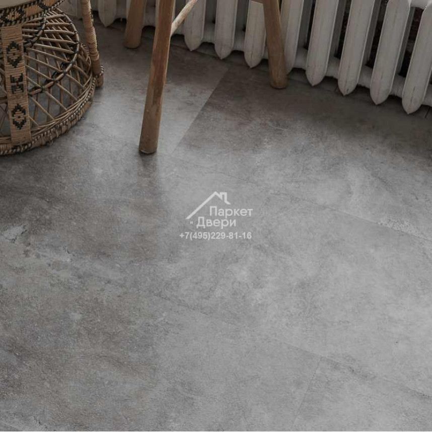 Виниловый пол VINILAM CERAMO STONE GLUE 2,5 мм LVT Сланцевый Камень 61605 950х480х2,5-3