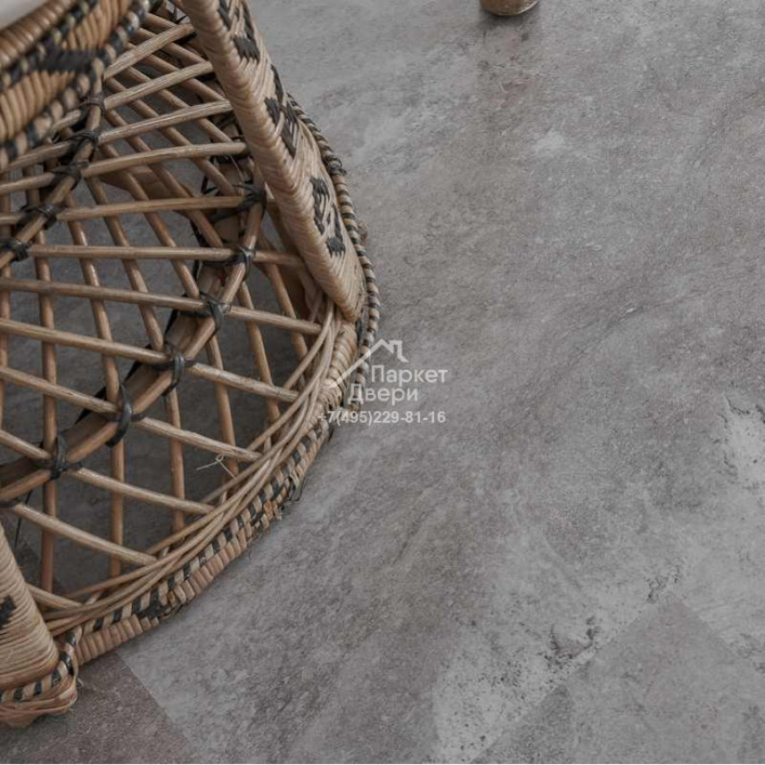 Виниловый пол VINILAM CERAMO STONE GLUE 2,5 мм LVT Сланцевый Камень 61605 950х480х2,5-4