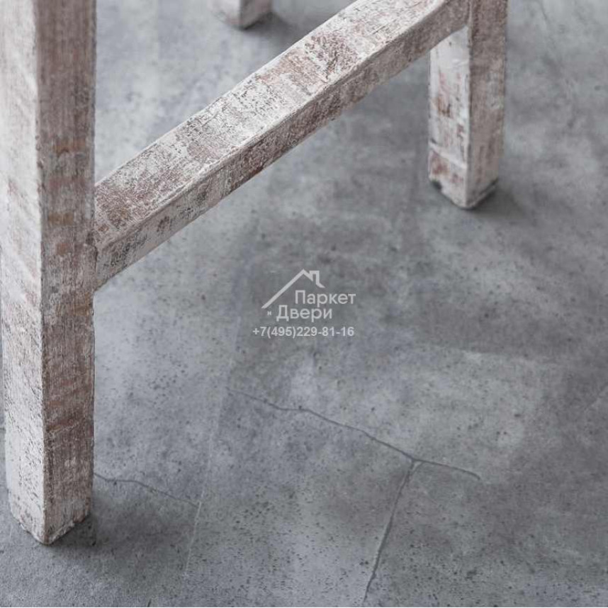 Виниловый пол VINILAM CERAMO STONE GLUE 2,5 мм LVT Серый Бетон 61602 950х480х2,5-1