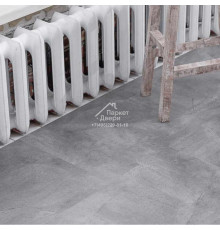 Виниловый пол VINILAM CERAMO STONE GLUE 2,5 мм LVT Серый Бетон 61602 950х480х2,5