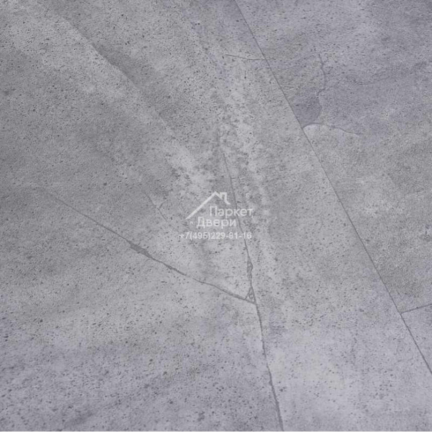 Виниловый пол VINILAM CERAMO STONE GLUE 2,5 мм LVT Серый Бетон 61602 950х480х2,5-3